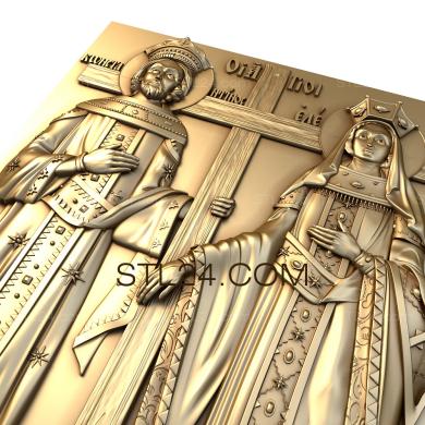Icons (Saints Constantine and Helena, IK_0243) 3D models for cnc
